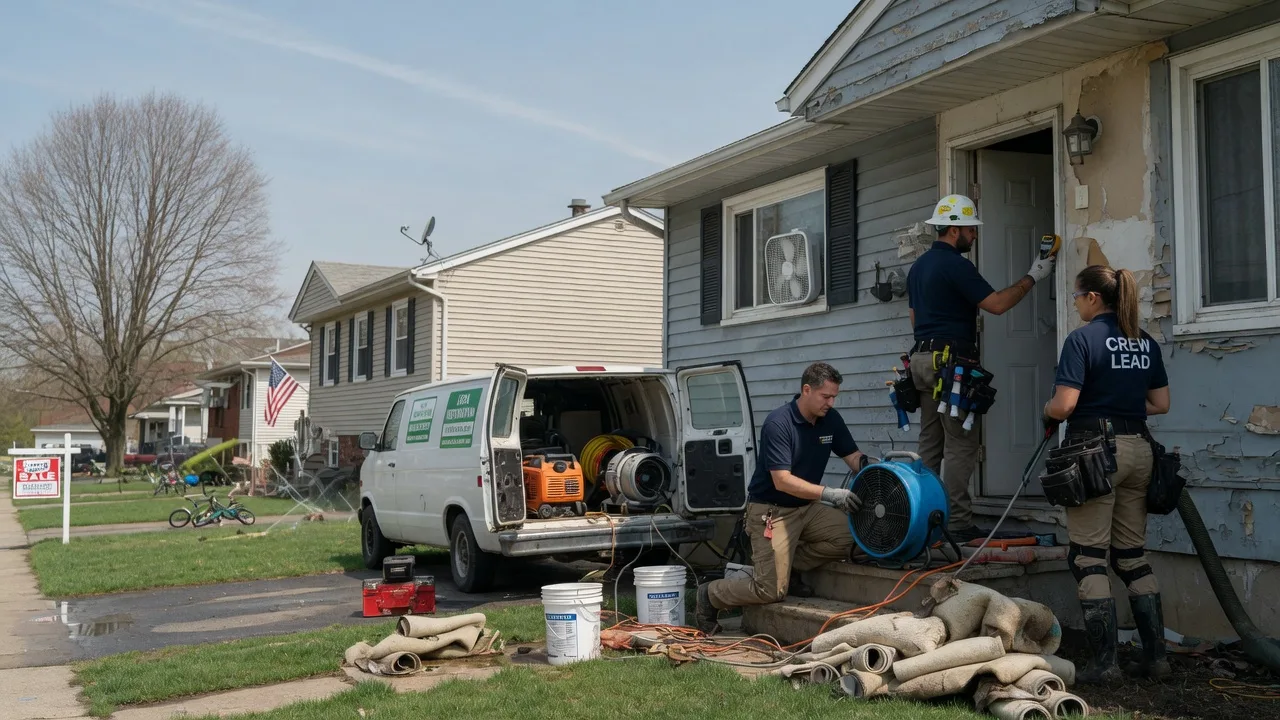 Flood Cleanup in Grant Park, IL near me