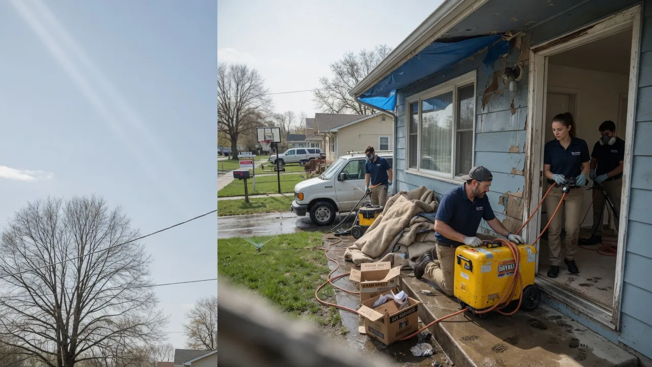 Basement Flood Cleanup in Grant Park, IL near me